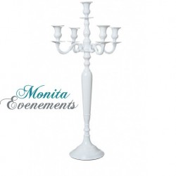 Chandelier blanc 80cm