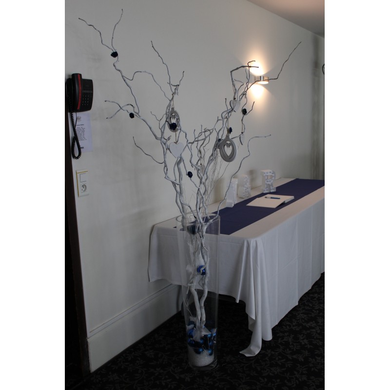 Branche d'arbre blanche