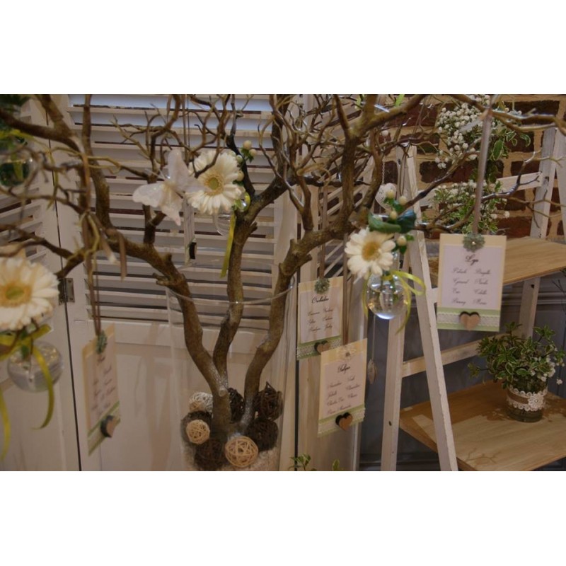 Branche d'arbre naturel tortueux