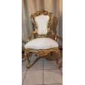 Chaise baroque trône de cérémonie