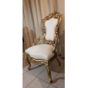 Chaise baroque trône de cérémonie