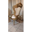 Chaise baroque trône de cérémonie