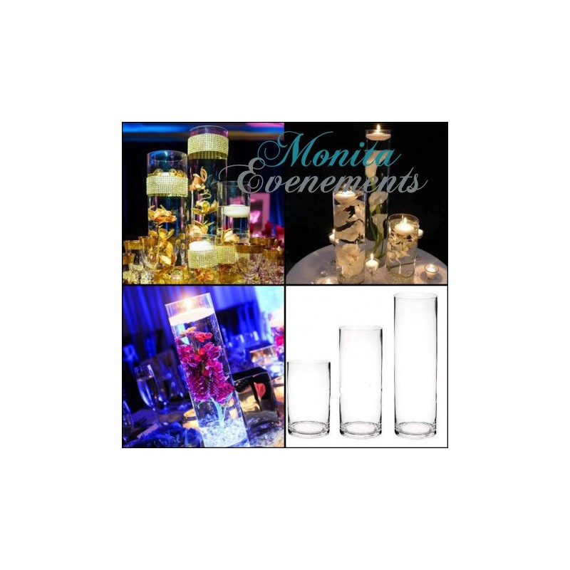 Vase cylindrique H25 D8