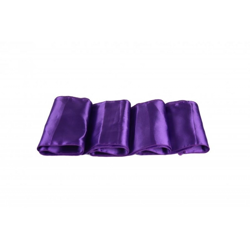 Chemin de table satin violet