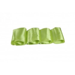 Chemin de table satin vert anis