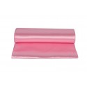 Chemin de table satin rose pale