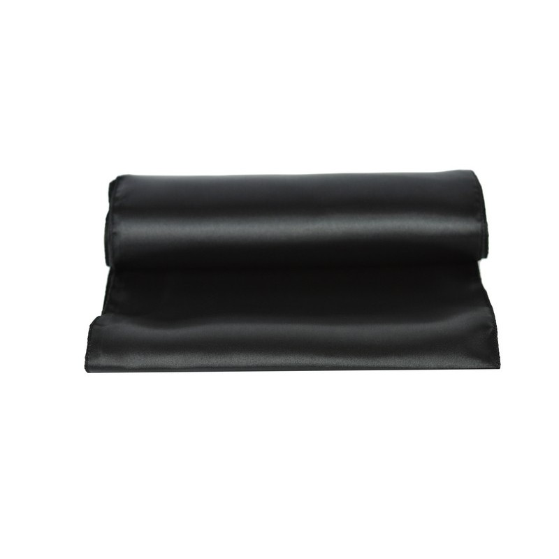 Chemin de table satin noir