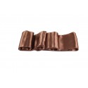 Chemin de table satin chocolat