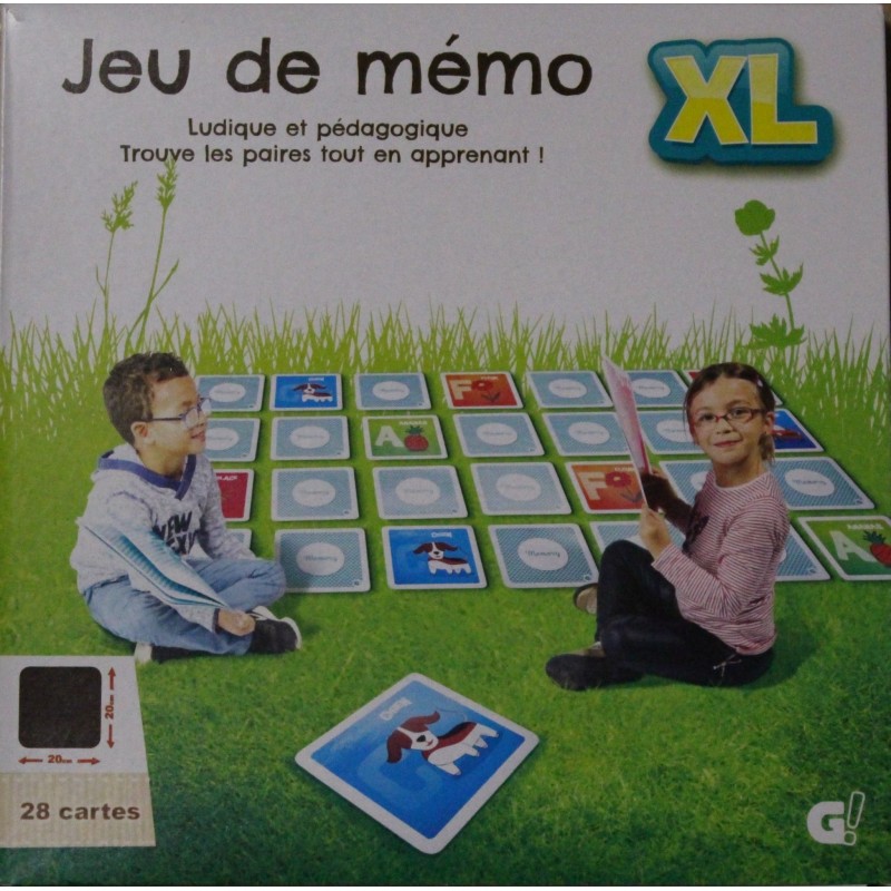 Jeu de mémo XL