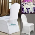 Housse de chaise blanche