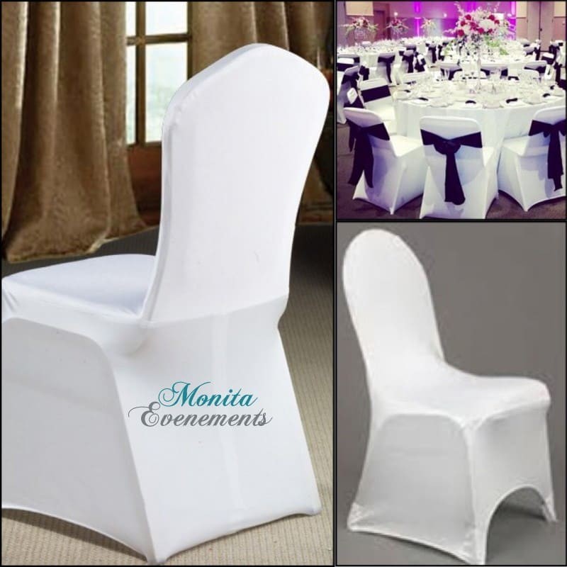 Housse de chaise blanche