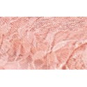 Nappe rectangle dentelle vieux rose