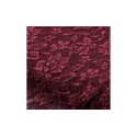 Nappe rectangle dentelle bordeaux