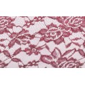 Nappe rectangle dentelle bordeaux