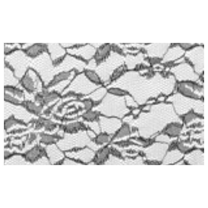 Nappe rectangle dentelle noire