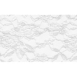 Nappe rectangle dentelle blanche