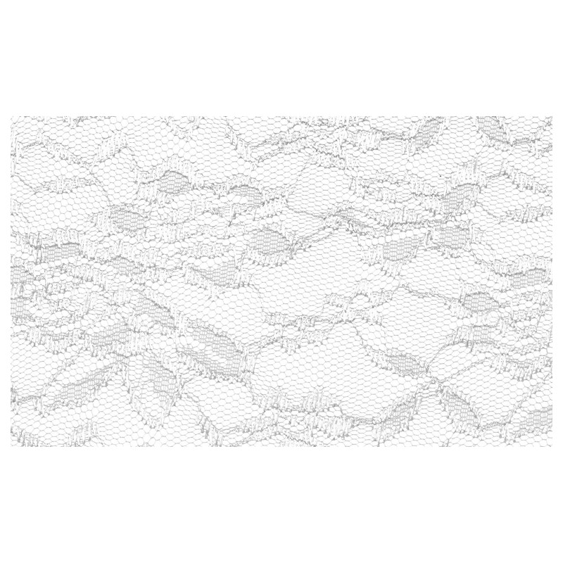 Nappe rectangle dentelle blanche