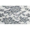Nappe rectangle dentelle bleu marine