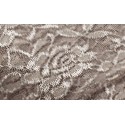 Nappe rectangle dentelle taupe