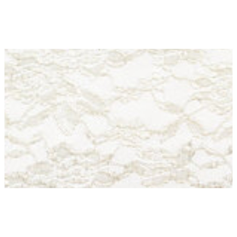 Nappe rectangle dentelle champagne