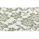 Nappe rectangle dentelle vert olive