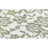 Nappe rectangle dentelle vert olive