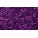 Nappe rectangle dentelle violet