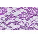 Nappe rectangle dentelle violet