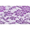 Nappe rectangle dentelle violet