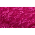 Nappe rectangle dentelle fushia