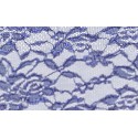Nappe rectangle dentelle bleu saphir