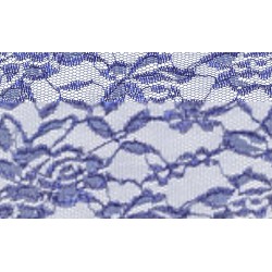 Nappe rectangle dentelle bleu saphir