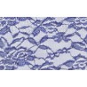 Nappe rectangle dentelle bleu saphir