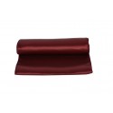 Chemin de table satin bordeaux