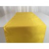 Chemin de table satin jaune