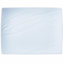 Assiette plate rectangulaire