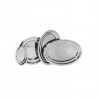 Plat Ovale inox 41X28 Série Unie