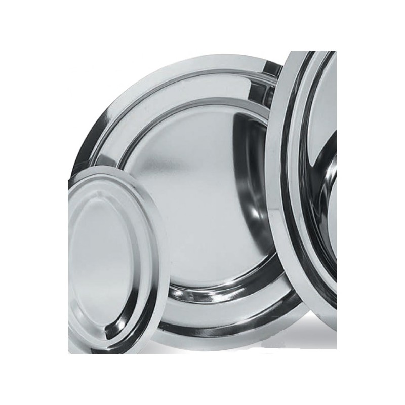 Plat Ovale inox 28X19 Série Unie