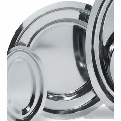 Plat Ovale inox 28X19 Série Unie