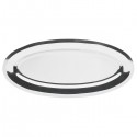 Plat Ovale inox 28X19 Série Unie