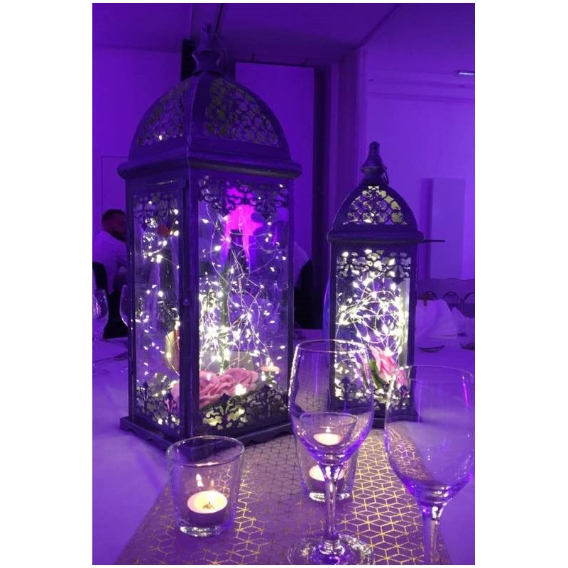 Lanterne blanche  H13.5