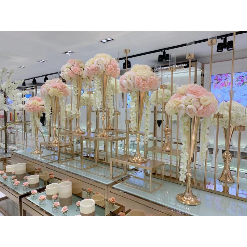 Vase métal Flûte 78 cm