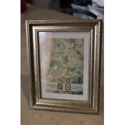 Cadre baroque argent antique