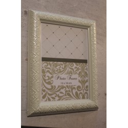 Cadre baroque blanc