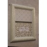Cadre baroque blanc