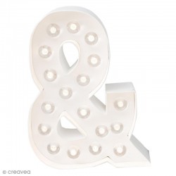 Lettre lumineuse à Led &