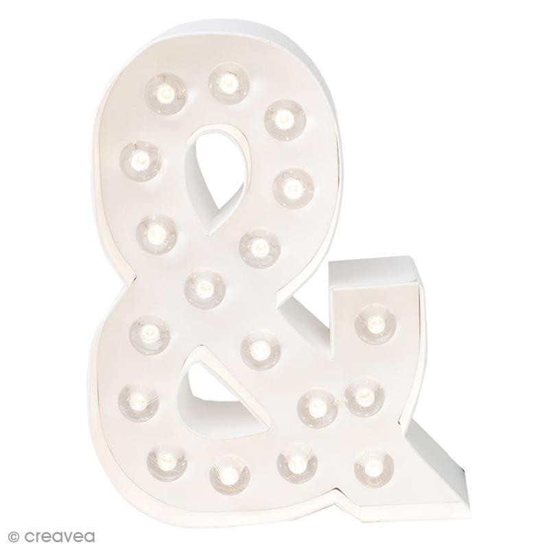 Lettre lumineuse à Led &