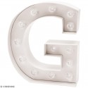 Lettre lumineuse à Led G