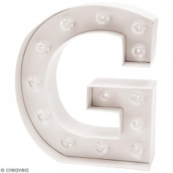 Lettre lumineuse à Led G