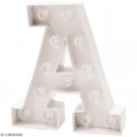 Lettre lumineuse à Led A